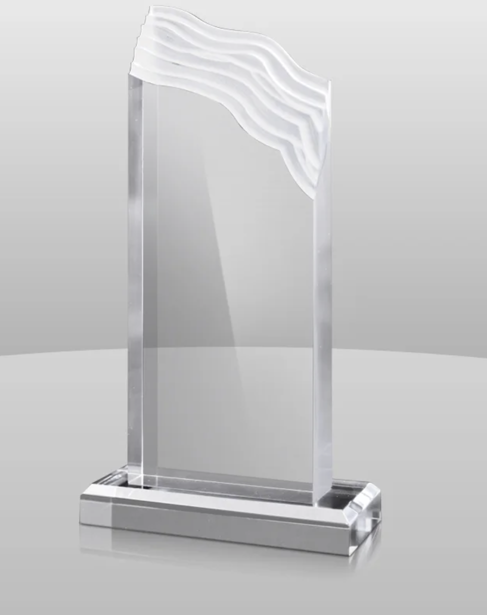 wave summit acrylic award